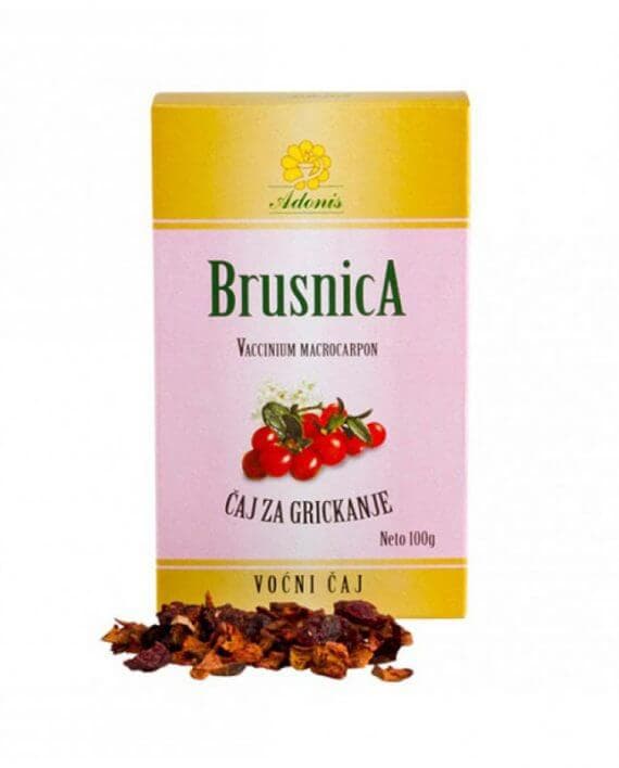 Čaj za grickanje od brusnice