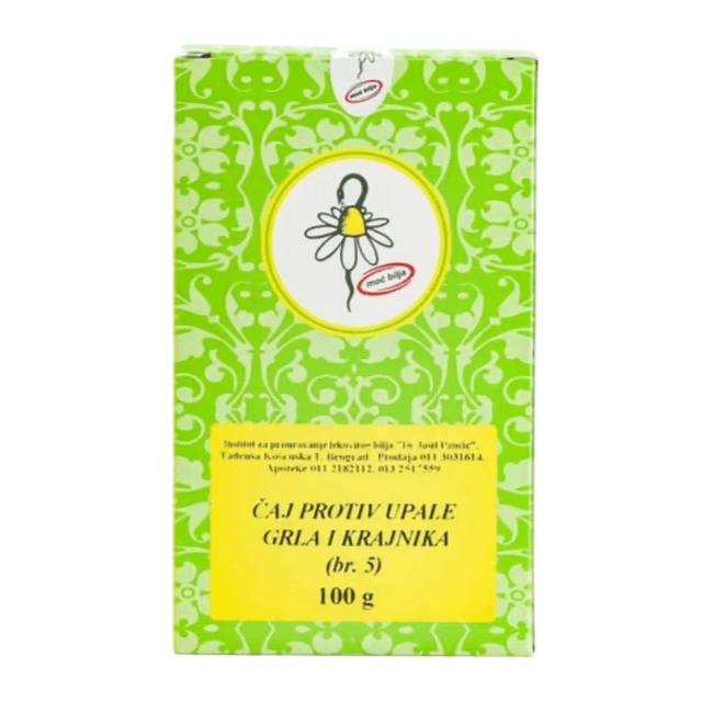 Чай против воспаления горла и миндалин (номер 5)