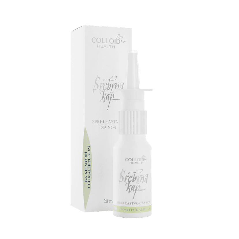 Srebrne kapi - Серебряные капли ментол + эвкалипт