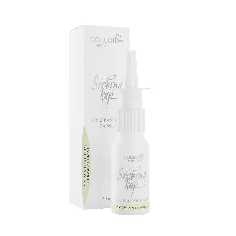 Srebrne kapi pantenol + propolis