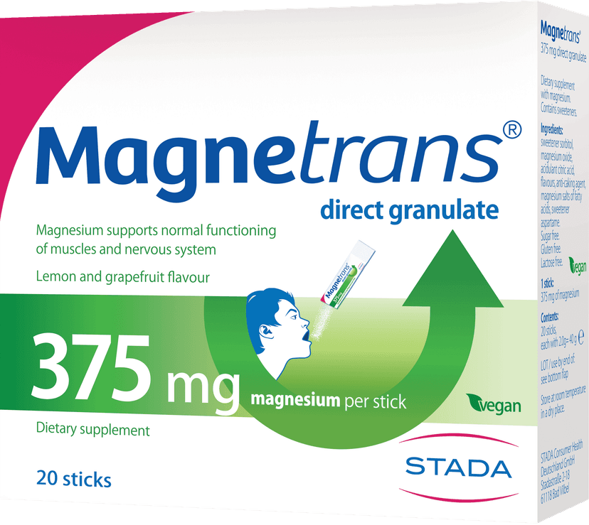 Magnetrans® 375 granules for direct oral administration