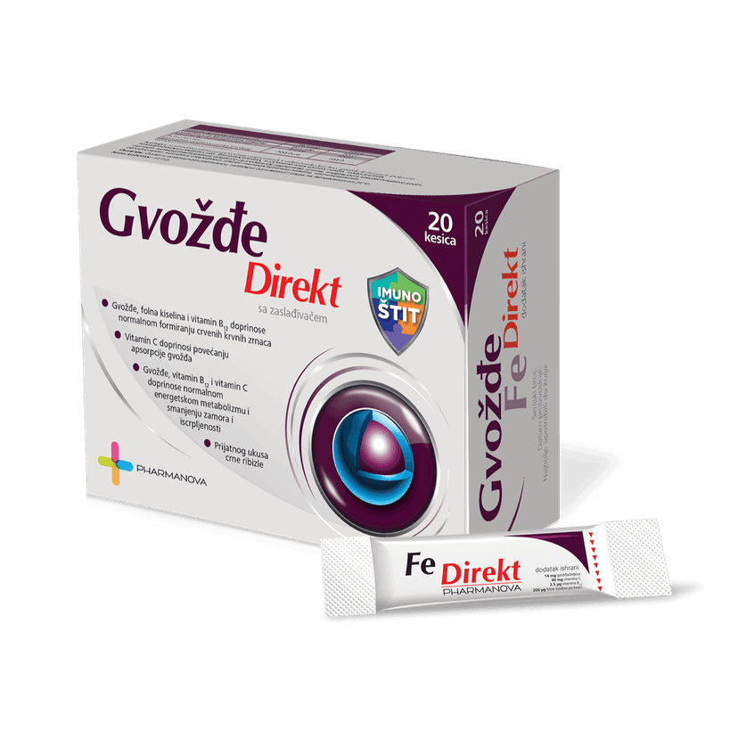 Gvožđe direkt kesice