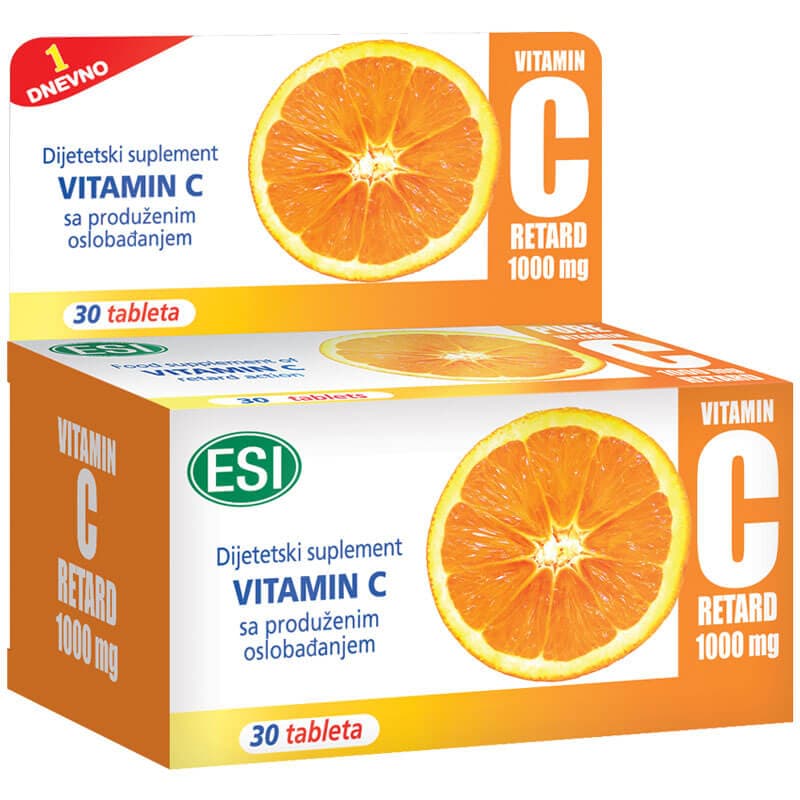 Vitamin C retard tablete 1000 mg