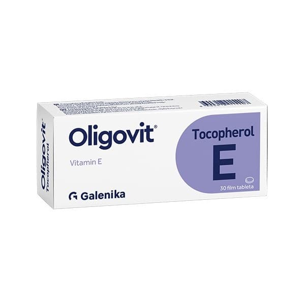 Oligovit Tocopherol E dražeje - Vitamin E 10mg
