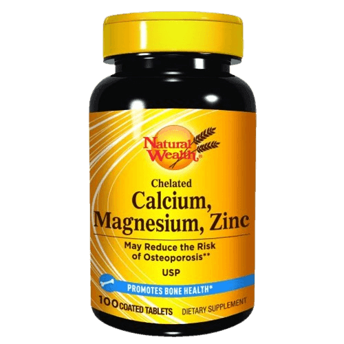 Natural Wealth ca+mg+zn tablete