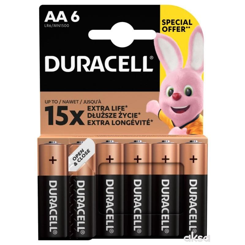 DURACELL Alkalne baterije AA