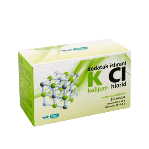 Калия хлорида пакеты 0,9г