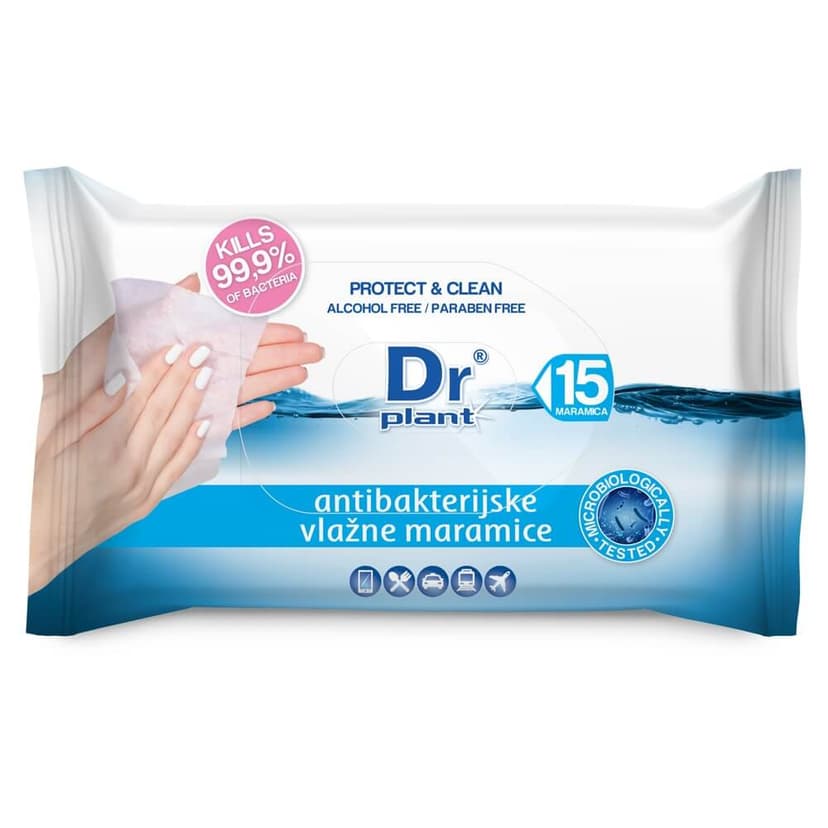 Dr. Plant wet antibacterial wipes