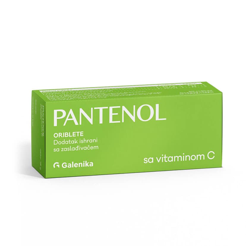 Pantenol + Vitamin C 120mg oriblete