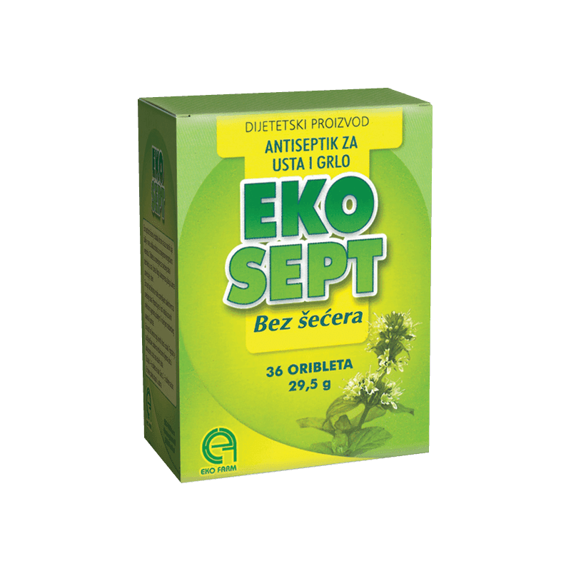 Ekosept sugar-free lozenges