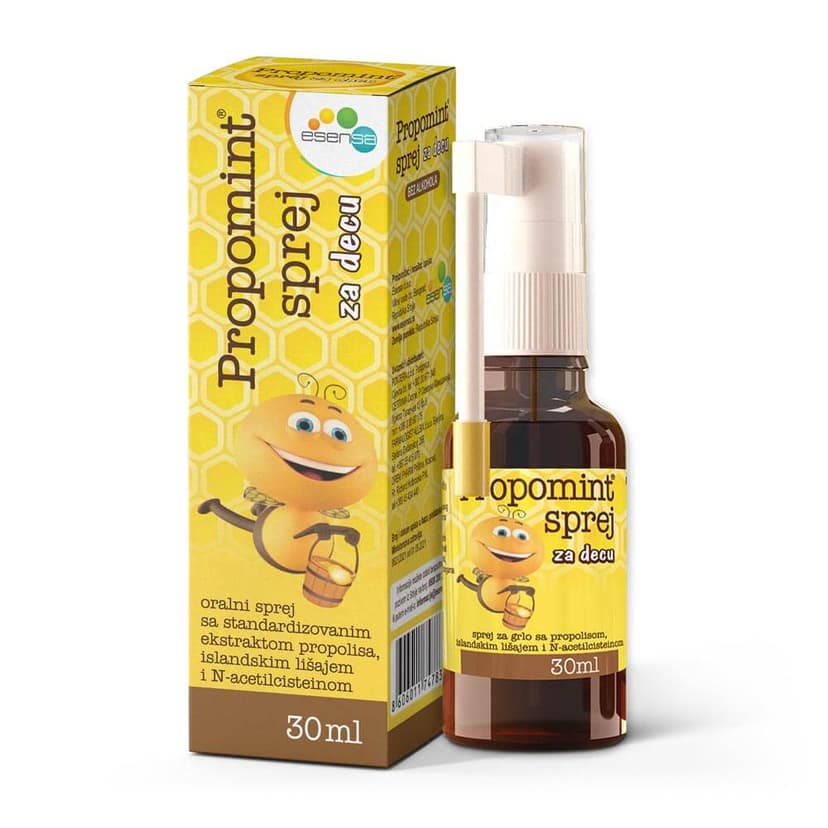Propomint throat spray for children