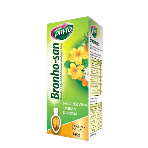 Bronho-san sirup jagorčevina, timijan, divizma + vitamin C