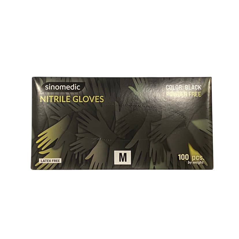 Nitrilne rukavice - crne - M veličina