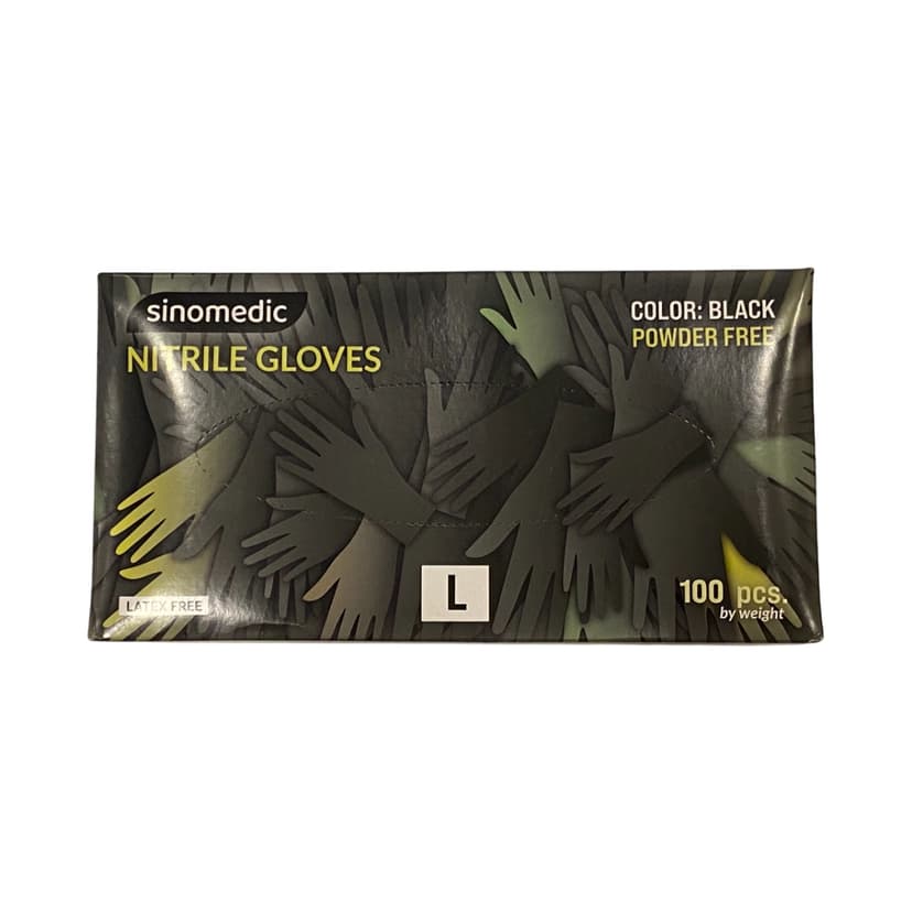 Nitrilne rukavice - crne - L veličina