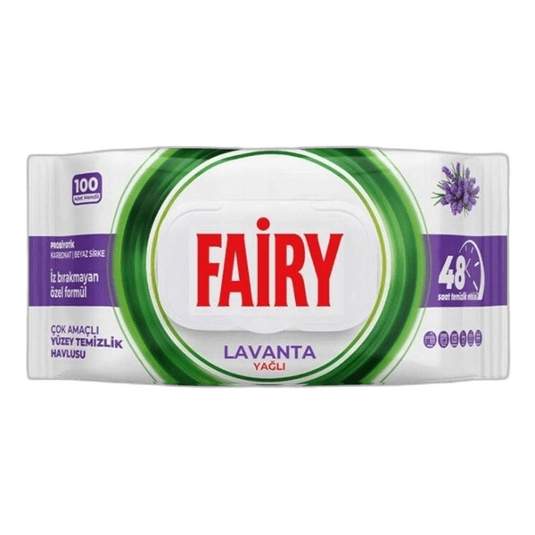 Fairy višenamenske vlažne maramice za čišćenje površina Lavanda 