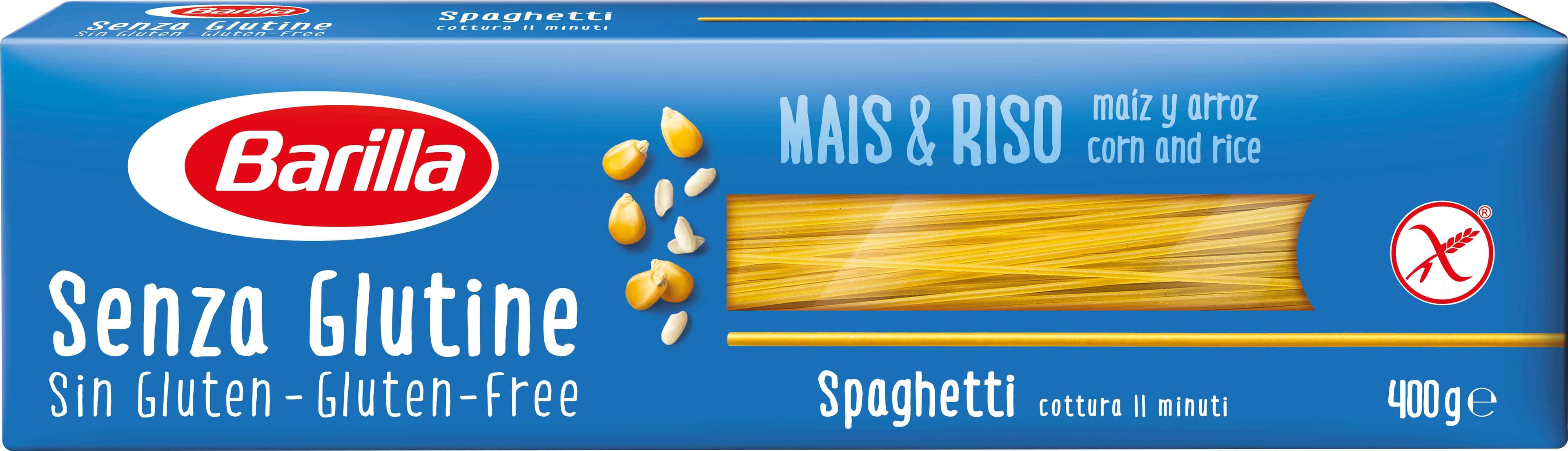 Barilla безглютеновые спагетти