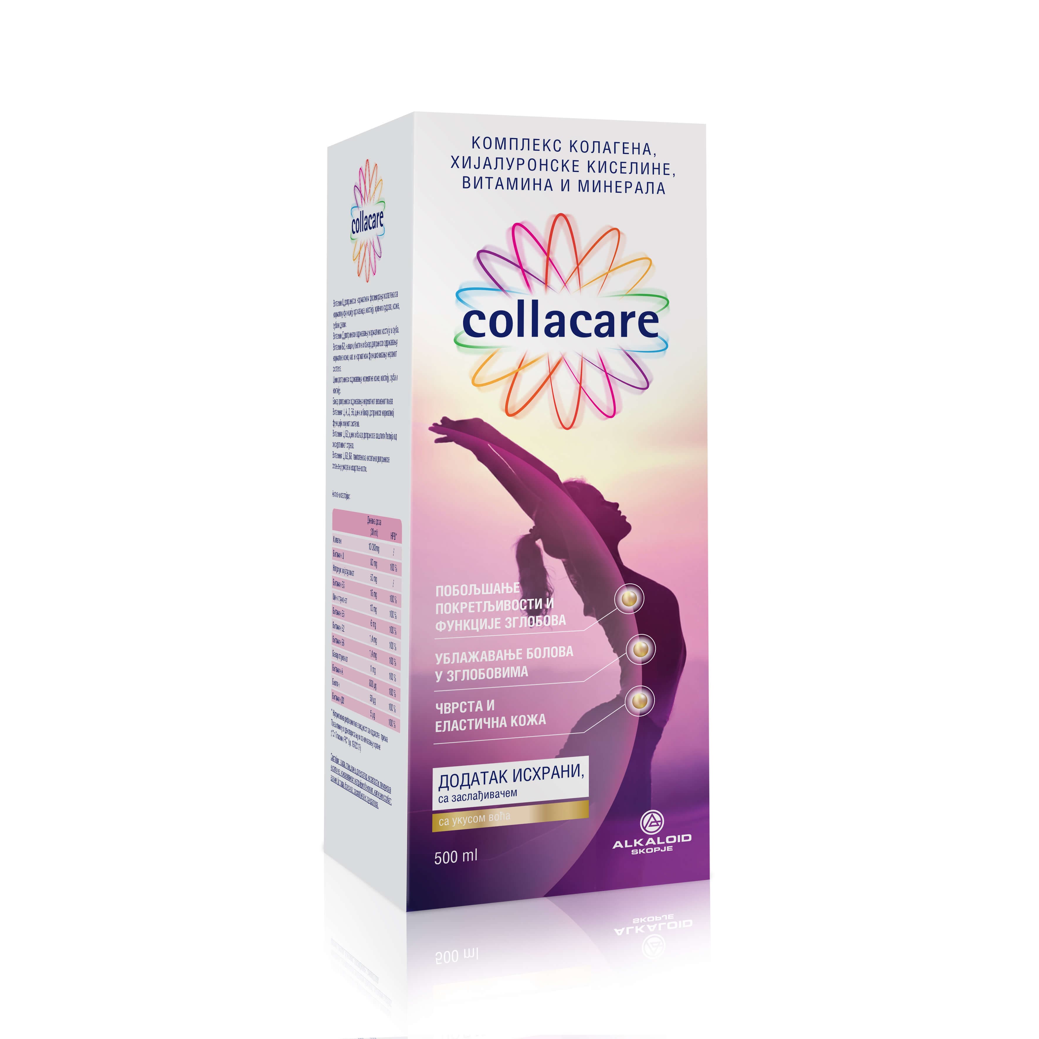 Collacare жидкий коллаген со вкусом фруктов